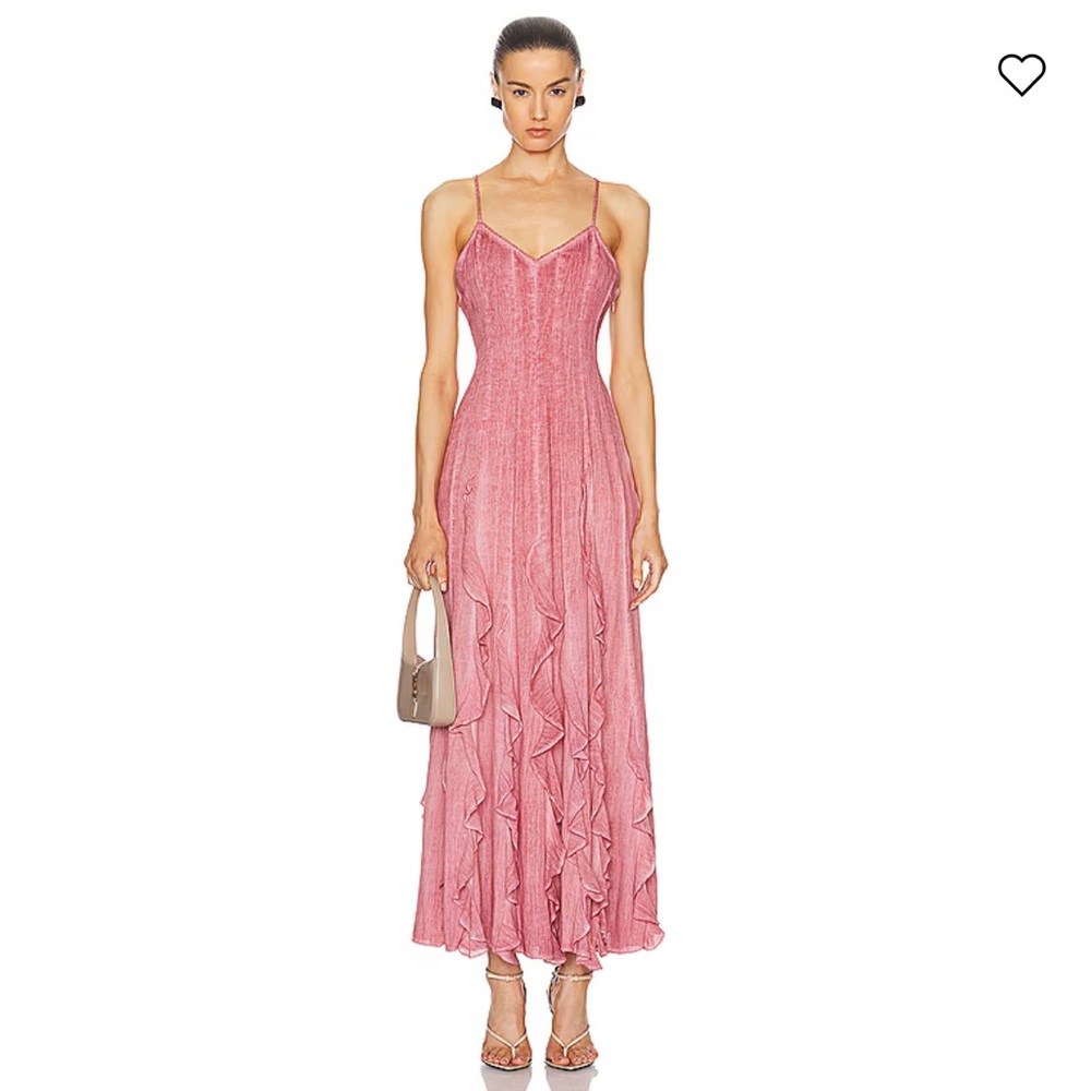 Rococo Sand for FWRD Gaia Long Dress Nude Pink as small